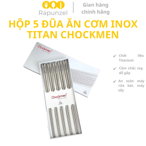 Đũa ăn inox đũa ăn cao cấp CHOCKMEN đũa CHOCKMEN đũa inox titan đũa ăn đũa vân sần