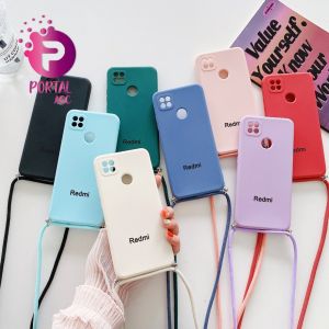 PA Case Casing Sling Candy Macaroon Premium tali lanyard Casing XIAOMI REDMI 3 REDMI 4A REDMI 4X REDMI 5A REDMI 6 REDMI 6A REDMI 7 REDMI 8 8A 8A PRO REDMI 9 REDMI 9A REDMI 9C [SO]