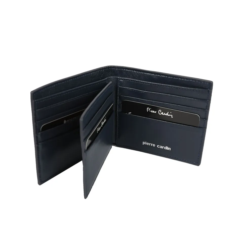 Pierre Cardin (ปีแอร์ การ์แดง) กระเป๋าธนบัตร กระเป๋าสตางค์เล็ก