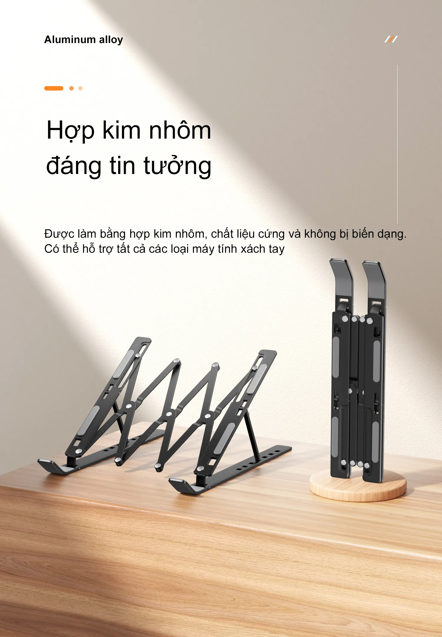 Giá Đỡ Laptop Điều Chỉnh Độ Cao 7 Vị Trí 2