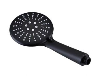 ฝักบัว SuperBlack ปรับระดับ 3 ระดับ แรงดันสูง ดำด้าน แบบครบชุด ดูดีมีสไตล์!! / Malee hardware