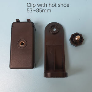 360 Degree Rotating Phone Clip Compatible With 1/4 Screw HandPhone Holder Tripod Adapter