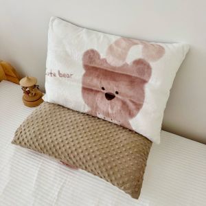 Gối Nằm Hoạt Hình Nhung Mềm 50x28cm - Gối Ngủ Trưa Văn Phòng Kê Đầu Sofa Decor