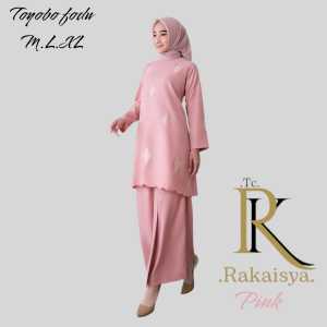 RakaisyaTc Baju Kurung Melayu Bordir Fashion Muslim Wanita Terbaru Terlaris Terpopuler COD kuY