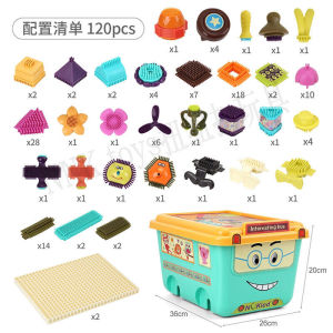 2025 Nukied Bristle Building Blocks Free Splicing Construction Building Blocks Toys All-Match Soft Hard Glue Building Blocks Childrens Educational Toys