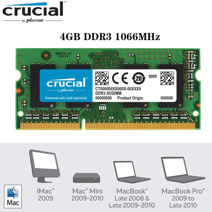 Crucial Ddr2 Ram 1066mhz Ddr3l Ram 2gb Crucial RAM 2GB 4GB 8GB