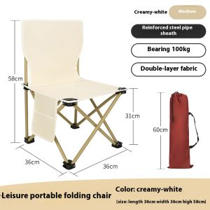 Foldable Chair Outdoor And Indoor Use Folding Outdoor Camping Chair Beach Chair Directors Chair Hiking Chair