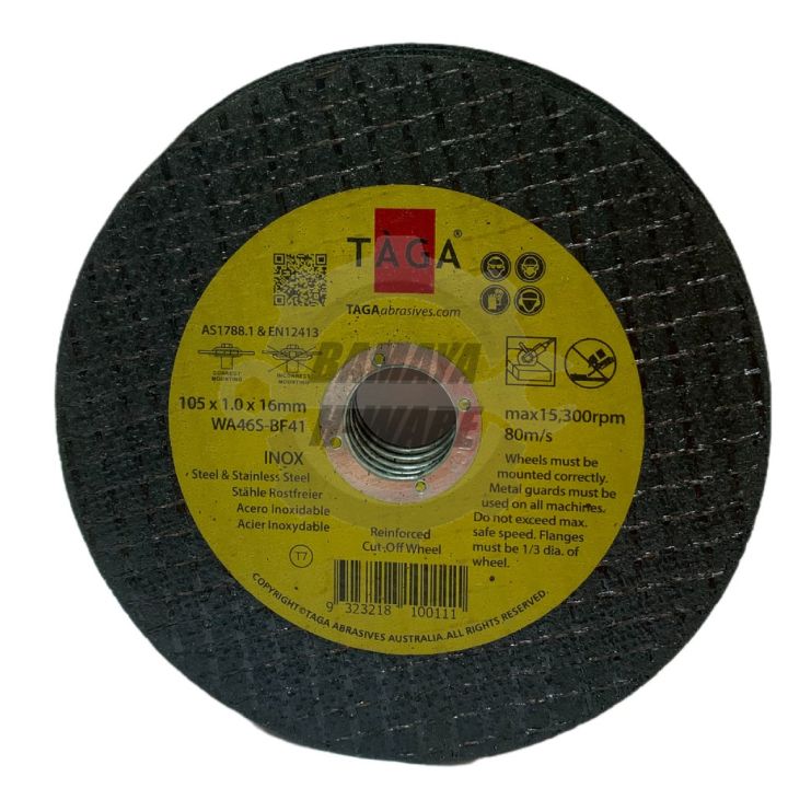 TAGA 4'' Metal Cutting Wheel. 4'' Heavy Duty Cutting Disc (TAGA ...