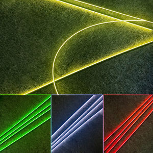 ✅Oprah Symphony Car Interior Ambient Lights 22 IN 1 LED Atmosphere Lights Ultra-thin Flow Running Acrylic Lamp Bar APP Control 64 colors 213 colors Decorative Fiber Optical Strip Interior RGB Styling Chassis Lights【Ready Stocks】