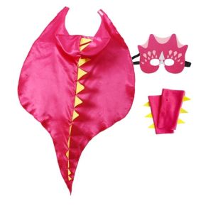 ASDOME Golves Dragon Cloak Cosplay Costumes Halloween Kids Costume Cute Hooded Cape Dinosaur Costume Boys Girls