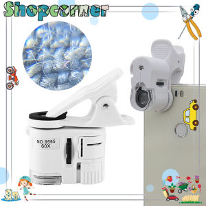 Lensa Zoom Smartphone 60x Lensa Makro Hp Fotografi Universal Mini Microscope Magnifying Glass