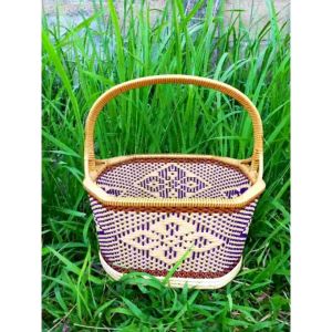 ตะกร้าหวาย ตะกร้างานหวาย หวาย ตะกร้าเอนกประสงค์ ตะกร้าถือ