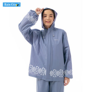 Jas Hujan Setelan Elina Jas Hujan Wanita Jas Hujan Lucu - Rainicity 70067