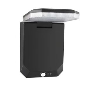 UMBRAULI with 3 Modes LED Solar Light Solar Powered Human Body Sensing Folding Wall Light Easy To Install Energy Saving Outdoor Garden Lamp Courtyard