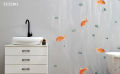 Goldfish Clear Shower Curtain, 78" W x 72" L Waterproof Lightweight Fish Shower Curtain Liner, PEVA Long Bath Fashion Shower Curtains with 12 Grommets Hooks for Bathtub Bath Bathroom. 