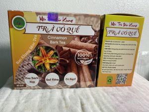 80 gói trà túi lọc vỏ quế Bảo Khang vỏ quế khô hoa bách hợp cỏ ngọt giúp chống cảm lạnh cảm cúm giảm đường trong máu HN