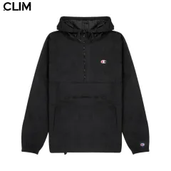 CHAMPION MEN S LIFE REVERSE WEAVE CHENILLE LOGO PULLOVER HOODIE Cotton Rich Black GF68 Y07731 BKC Lazada