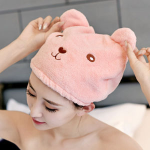 [HCM] Mũ trùm đầu làm khô tóc Khăn Quấn Ủ Tóc Lau Khô Siêu Tốc Joyee810