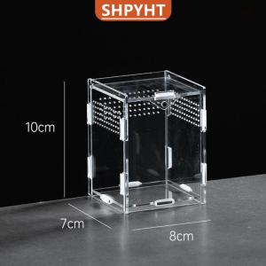 [COD] SHPYHT SPORTS Acrylic Transparent Reptile Breeding Box Terrarium Habitat Insect Spider Lizard Scorpion Feeding Cage Arboreal Enclosure Case