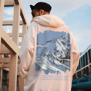 National Fashion Fleece-lined Thickened Hooded plus Size Trendy Brand Fat Man oversize Autumn and Winter Sweater Mens Fashion 8XL Coat