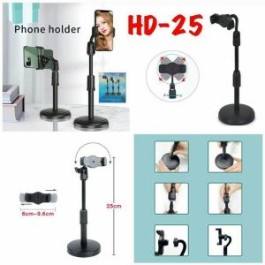 HOLDER HP MEJA UNIVERSAL HD-25 BISA DI SETTING TINGGI & RENDAH SESUAI KEINGINAN