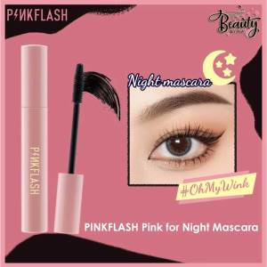 Maskara Pinkflash - PINKFLASH Day & Night Maskara Lengthening Volume Tahan air Tahan lama Mascara