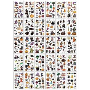 Halloween DecorationsTemporary TattooesFake Tattooes Stickers Trick or Treats Party Supplies Goodie Bag Stuffers