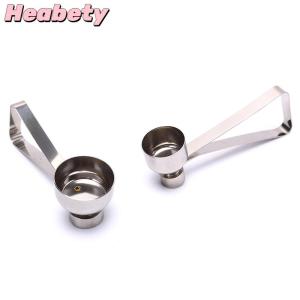 Heabety Stainless Steel Egg Cutter Eggshell Topper Shell Opener Kitchen Cooking Tools