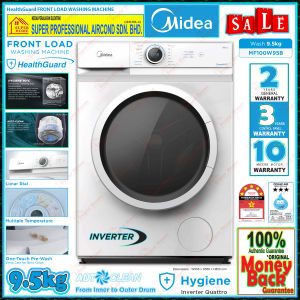 Midea Front Load Washer Machine 9.5kg MF100W95B Inverter Motor