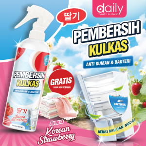 DAILY PEMBERSIH KULKAS 250ML / CAIRAN PEMBERSIH KULKAS ANTIBACTERIAL / PEMBERSIH KULKAS AROMA  FOOD GRADE