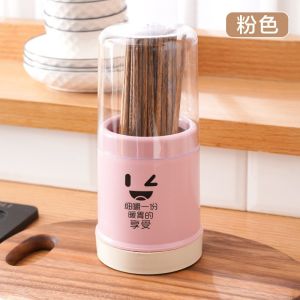   Creative Chopstick Organizer With Dust Cover Detachable Cage Kitchen Chopstick Holder Household  Anti-drain Tableware with Lid