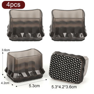 Xzxinzhan】หมวกกันลื่น4ชิ้นใหม่ขาโต๊ะเก้าอี้ป้องกันพื้นหนาทนทานต่อการสึกหรอแผ่นป้องกันลดเสียงรบกวนที่รองขาโต๊ะที่คลุมเท้า