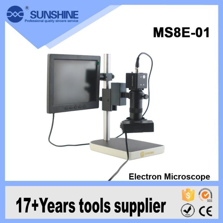 Sunshine Color Camera Led Digital Microscope With 8 Inch Lcd Screen MS8E-01 | Lazada PH