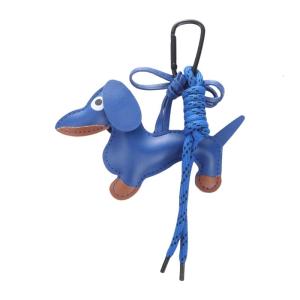 Vintage Dachshund Dog Keychain Unique Styles Sturdy PU Materials Elegant Charm for Bag and Keys Decoration Daily Use