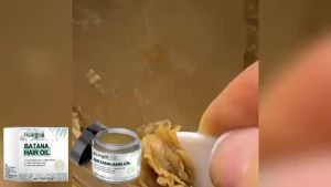 Hoegoa  Batana Hair Care Oil   Nourishing moisturizing repairing frizzy hair hydrating hair care smooth and shiny