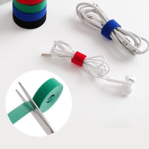 Dây Nylon Nhiều Màu 5M * 1Cm Đa Chức Năng Dây Buộc Cáp Ni Lông Tái Sử Dụng Ma Thuật Tape Băng Vòng Dây Điện