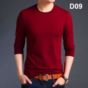 [XẢ KHO GIÁ SỐC* ] Áo thun nam cổ tròn dài tay nhiều màu chất cotton dáng body thời trang