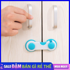 SET 3 Dây Khóa Chặn Cửa Tủ Chống Kẹp Tay - Khóa Cài Tủ Lạnh Chốt Gài Cố Định Cửa Tủ Ngăn Bé Tự Mở Cửa An Toàn Cho Bé / Chốt Chặn Cửa Khóa Cài Ngăn Kéo Đa Năng