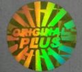 Stiker hologram original plus Gold. 
