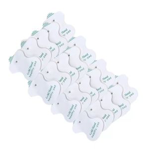 20pcs Extra Self Adhesive Gel Snap Electrode Pads Slim Patches for Tens Unit Electronic Body Massager Machine Therapy Sore Muscle Stimulator