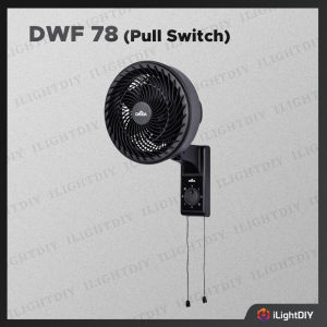 DEKA DWF508R DWF208R DWF108 DWF78 20"/16"/10" 3 SPEEDS REMOTE CONTROL/PULL STRING WALL FAN