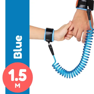 Iskiddo 1.5m 2.0m Infant Baby Kids Anti Lost Baby Wrist Band Safety Harness Sensor Lock Protection Strap Shopping