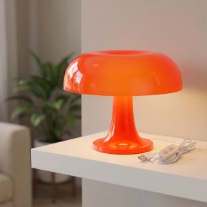 USB Retro Mushroom Table Lamp LED Night Light Atmosphere Lamp Is Suitable for Decorative Lighting in Living Room and Bedroom2026
