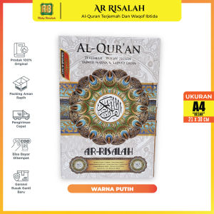 Al Quran Ar Risalah A4 HC Alquran 30 Juz Lengkap Terjemahan Tajwid Warna Alfatih Quran