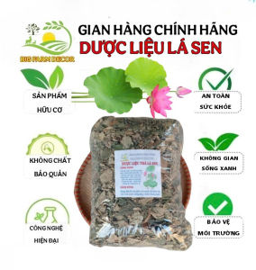 100g lá sen sấy khô hữu cơ