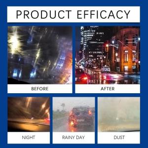 30pcs Concentrated Car Glass Cleaner Pills Anti Fog Solution Rainwater Repulsive Protective Coating for Vehicles