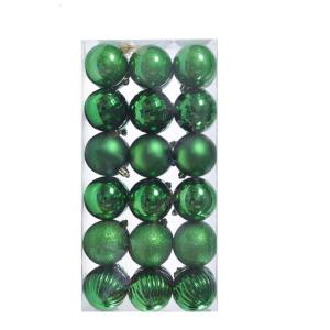 36pcs Elegant Christmas Decorative Ornament Christmas Hanging Balls Ornament For Tree Door And Window Decoration