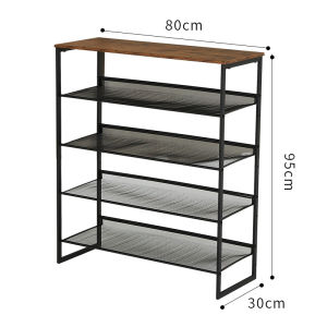 Shoe Rack Bench Outside Door  Shoe Rack With Bench  Shoe Rack Cabinet Cream Style Multi-Layer Iron Shoe Cabinet White Dustproof Entrance Door 鞋架