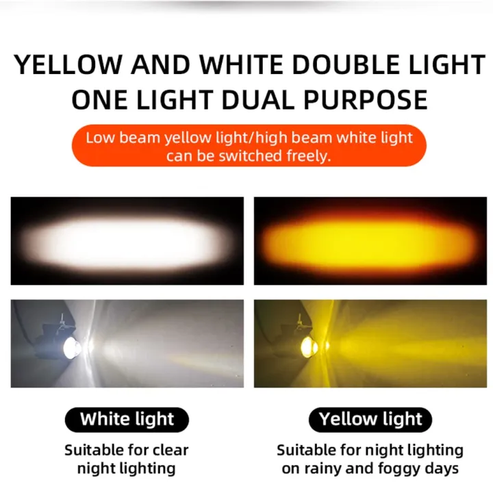 2PCS%2060W%20Super%20Bright%20Mini%20Driving%20Light%20Set%20Led%20Lights%20Motorcycle%20Headlight%202%20Color%20Car%20Dual%20Fishey%20-%20Image%204