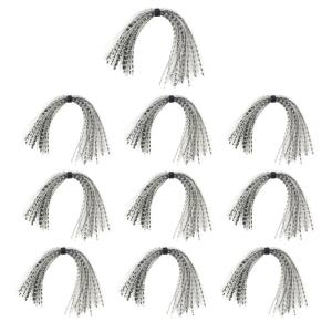 10 Bundles Silicone Jig Skirts 44 Strands/Bundle Squid Silk Skirt Tying Component Spinnerbaits Buzzbaits Jig Squid Skirt